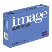 Image, Business, hvid, 4 huller DIN Kopipapir, tr&aelig;fri ECF, 80g/m2, 210mm x 297mm, A4, Smal bane, pakke a 500 ark 70% PEFC Certified