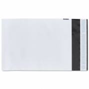 Coex Forsendelsespose, 75 &micro;m 1000 x 1230 mm, genanvendt LDPE sort/hvid, permanent tape lukning karton a 100 stk