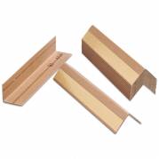 Kant og Hj&oslash;rnebeskyttelse, Master'in L-profil, 3.000 mm, 60 x 60 mm l&aelig;ngde: 1100 mm, tr&aelig;fibre, brun pakke a 35 stk, palle a 1680 stk FSC Mix 70\%