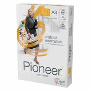 Pioneer, office paper, white, Kopipapir tr&aelig;fri ECF, 100g/m2, 420mm x 297mm, A3 Bred bane, pakke a 500 ark, FSC Mix 70%