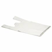 B&aelig;repose, 30 &micro;m, 300 + 150 x 550 mm HDPE, hvid, 2 sidegussets of 75mm each med h&aring;ndtag, karton a 1000 stk F&oslash;devaregodkendt