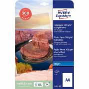 A4 Avery fotopapir glossy 300g inkjet (15)