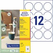 Etiket, Avery 60mm white, pakke med 1200 stk FSC Mix Credit