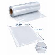 Topark, 30 &micro;m, Rulle, 800 mm x 540.00 m Perforeret for hver 1350mm, LD-PE transparent, rulle a 400 stk
