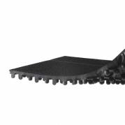 Arbejdspladsm&aring;tte, Matting Yoga Solid Extra, 910x910x15mm, sort