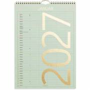 V&aelig;gkalender, Mayland Familie, Family, A4 210x297mm &aring;r: 2027, Flerfarvet,