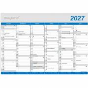 V&aelig;gkalender, Mayland, Classic, A4, 297 x210mm &aring;r: 2027, Flerfarvet,