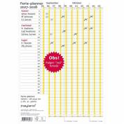 &Aring;rskalender, Mayland Ferie Planner, A4 210x297mm &aring;r: 2027/2028, Flerfarvet,