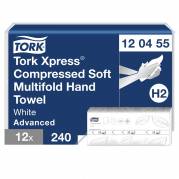 Papirh&aring;ndkl&aelig;der ark, Tork, Advanced, H2 2 lag, hvid 212mmx242mm, karton a 2880 stk FSC Recycled Credit