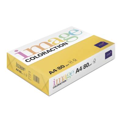 Image, Coloraction, Hawai/pale gold Kopipapir, tr&aelig;fri ECF, 80g/m2, 210mm x 297mm, A4, Smal bane, pakke a 500 ark FSC Mix Credit EU-milj&oslash;m&aelig;rke