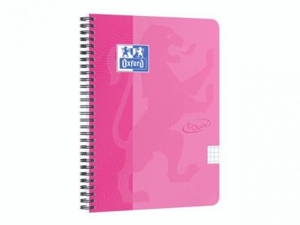 Oxford Touch A5+ notesbog 140ark tern pink 