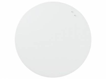Glastavle Naga Pure White hvid Ø800mm