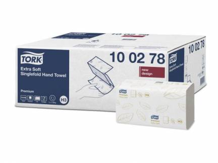 Tork 100278 Extra Soft håndklædeark 2lags H3 15x200ark 