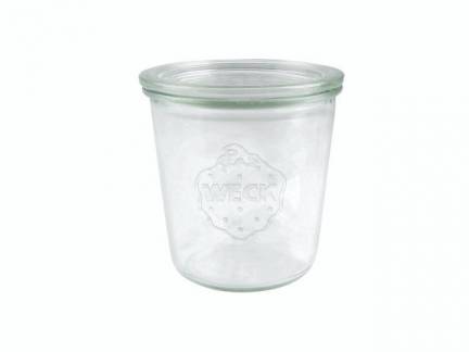 Sylteglas Weck incl låg (742) 580ml Ø10x10,7cm 6stk/pak