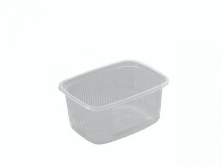 Plastbakke mini 65 PP klar 108x82x47mm 250ml 1000stk/kar