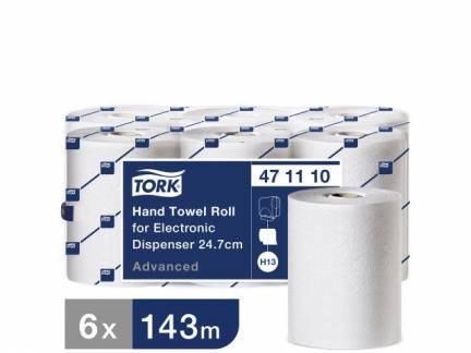 Håndklæderulle Tork Advanced Hvid H13 - 471110