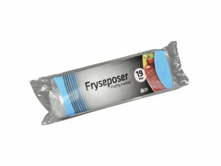 Fryseposer Rul-let 19l 35x60cm m/skrivefelt 8ps/rl