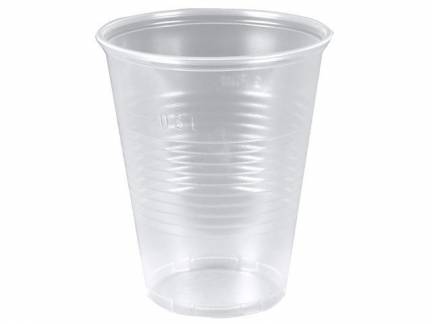 Plastikglas blød 30cl PP (øl) 50stk/ps (målestreg 0,3)