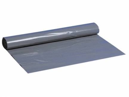 Plastiksæk LDPE grå 550x800x0,055mm 10ps/rul