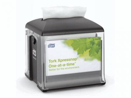 Dispenser Tork Xpressnap 272808 sort N10 1stk