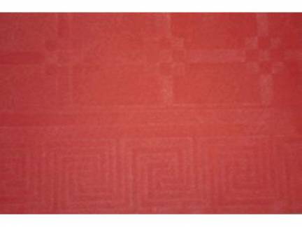 Bordpapir stof præg rød 1,20x50m