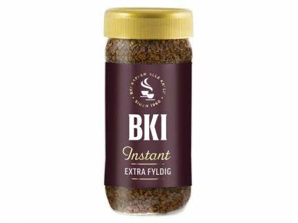 Kaffe BKI Extra Instant 100g/glas enkelt enhed