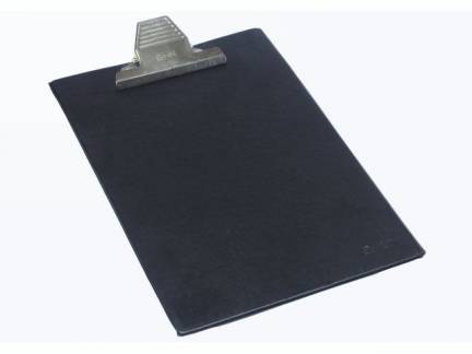 Clipboard Bantex 36x22cm sort m/jumbo clip til ophæng