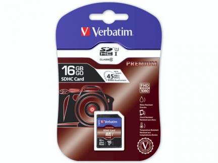 SD kort Verbatim 16GB (SDHC) 43962 PRO Class 10