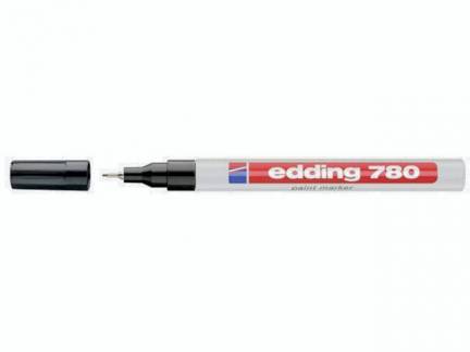 Marker Edding 780 hvid 0,8mm metalindfattet spids