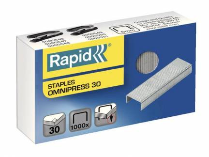 Hæfteklamme Rapid Omnipress 30 1000stk/pak