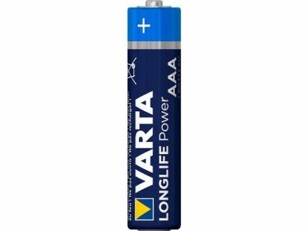 Batteri Varta Longlife Power LR03 AAA 4stk/pak blister