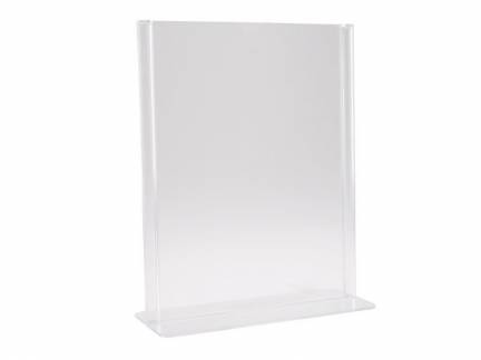 Brochuredisplay bnt klar A6 T-form t/bord 148x105mm