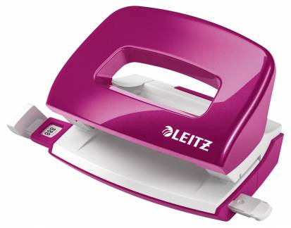 Hulapparat Leitz Mini WOW 2-huls 10ark pink