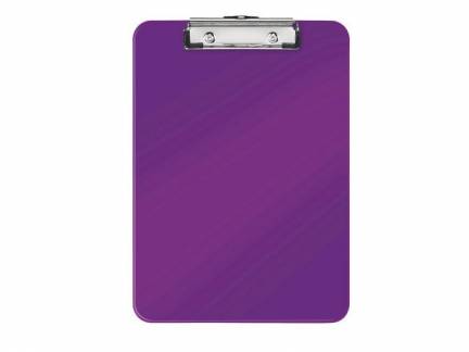 Clipboard Leitz WOW u/forside A4 lilla