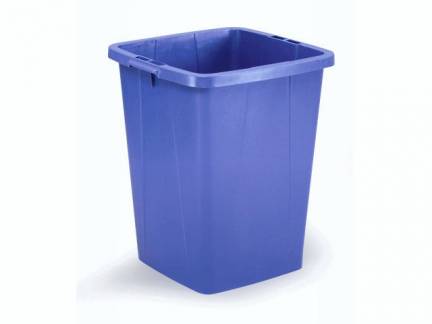 Affaldsspand DURABIN 90l firkantet blå