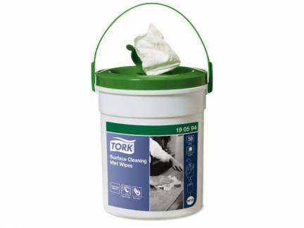 Wet Wipe Tork t/overflader spand Handy Bucket 4sp/kar 190594