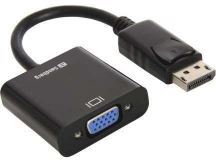 Adapter Sandberg DisplayPort > VGA sort