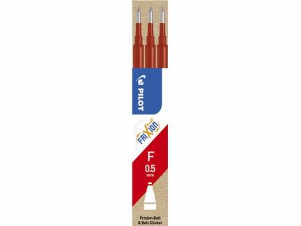 Refill Pilot FriXion rød 0,5 fine 3-pack