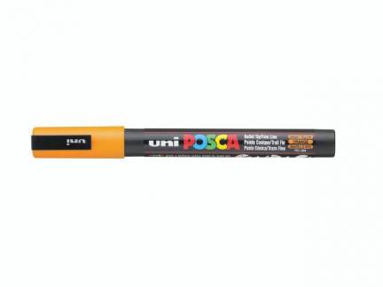 Paint marker Uni Posca PC-3M bright yellow 0,9-1,3mm