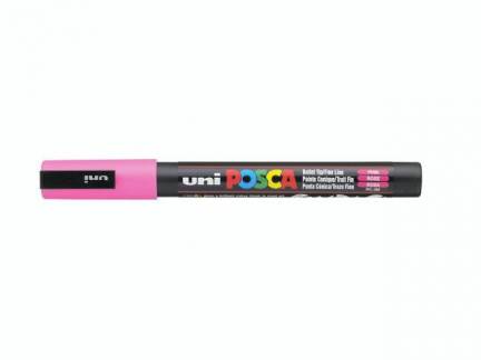 Paint marker Uni Posca PC-3M pink 0,9-1,3mm