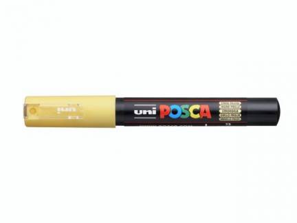 Paint marker Uni Posca PC-1M straw yellow 0,7mm