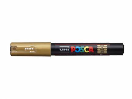 Paint marker Uni Posca PC-1M gold 0,7mm