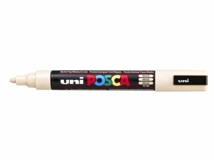 Paint marker Uni Posca PC-5M beige 1,8-2,5mm