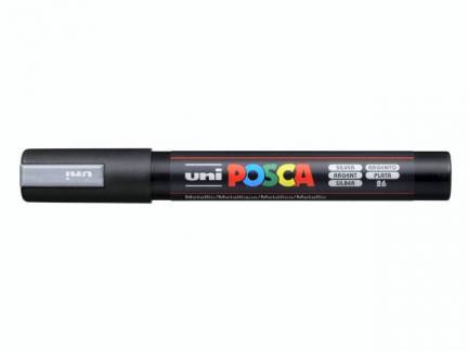 Paint marker Uni Posca PC-5M silver 1,8-2,5mm