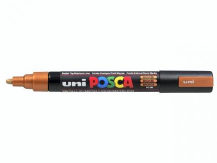 Paint marker Uni Posca PC-5M bronze 1,8-2,5mm