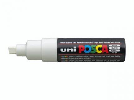 Paint marker Uni Posca PC-8K white 8mm