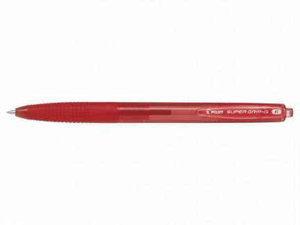 Kuglepen Pilot Super Grip G rød fine 0.7 stregbr: 0,22mm