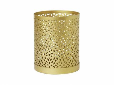 Lysestage metal 100x80mm Duni Bliss guld 4stk/pak