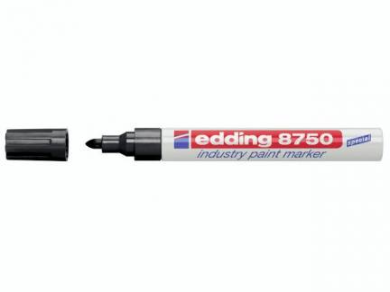 Paint marker edding 8750 sort 2-4mm rund spids