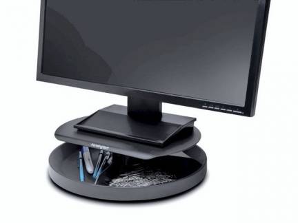 Kensington Monitor Stand Spin Station H.Adj. Black